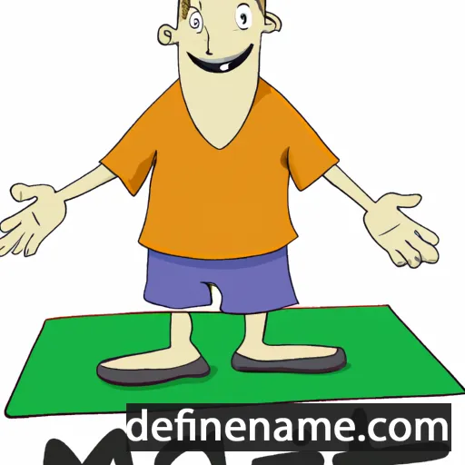 cartoon of the name Mat