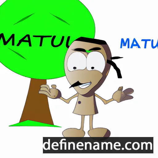 cartoon of the name Matauc