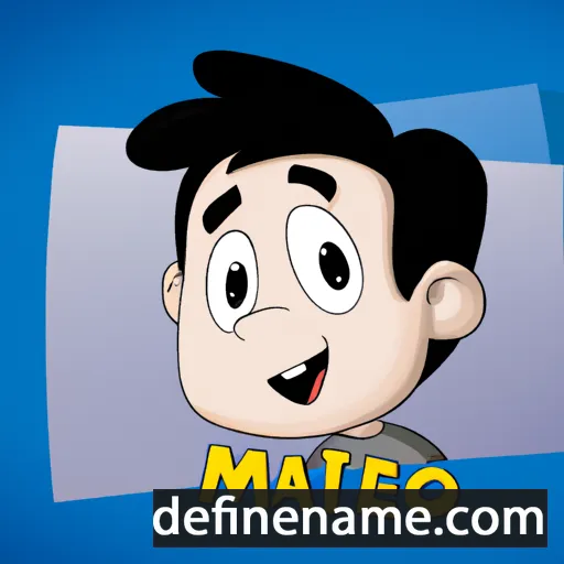 cartoon of the name Matéo