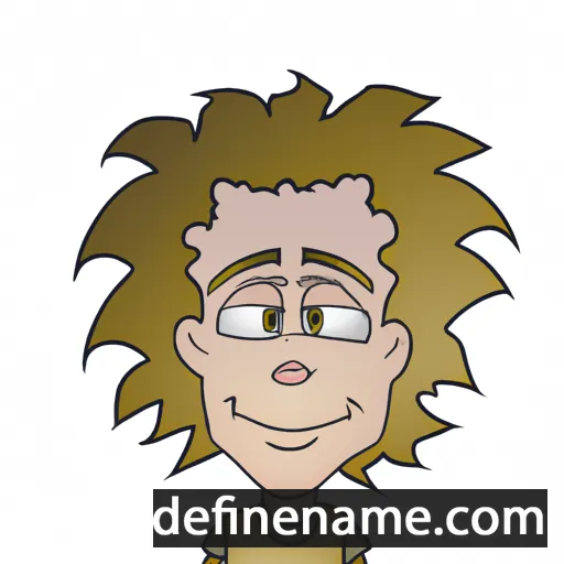 cartoon of the name Matei