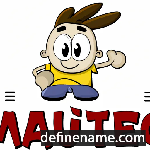 cartoon of the name Mateu