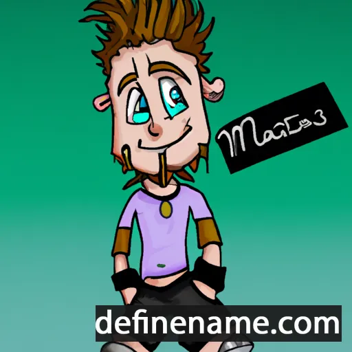 cartoon of the name Mateusz