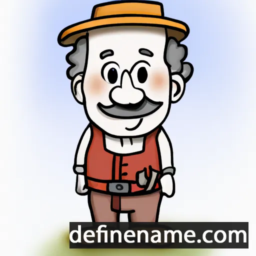 cartoon of the name Matevž