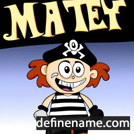 cartoon of the name Matey