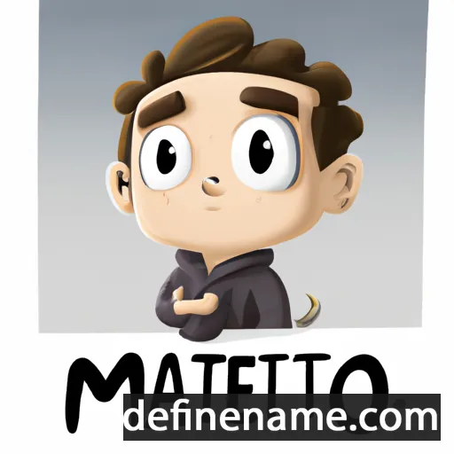 Matheo cartoon