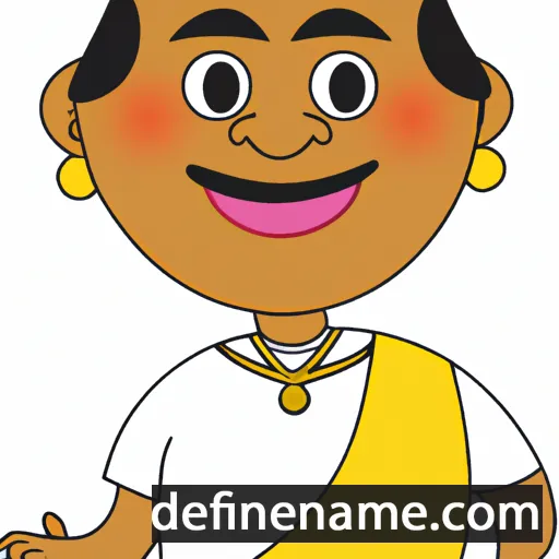 cartoon of the name Mathusalam