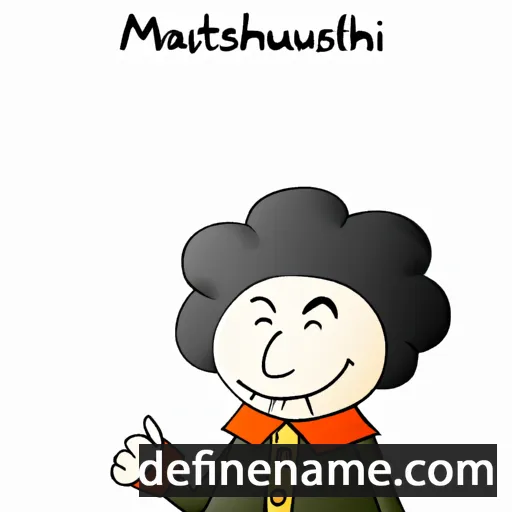 cartoon of the name Mathusalem