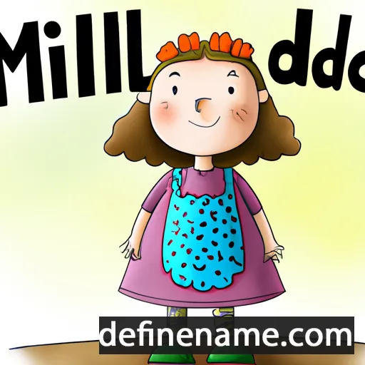 cartoon of the name Matild