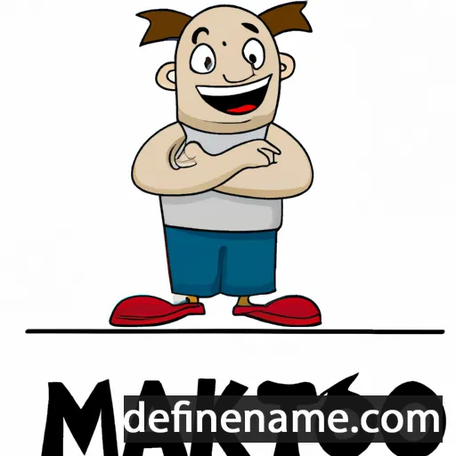 cartoon of the name Matko