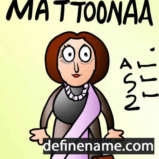 cartoon of the name Matrona