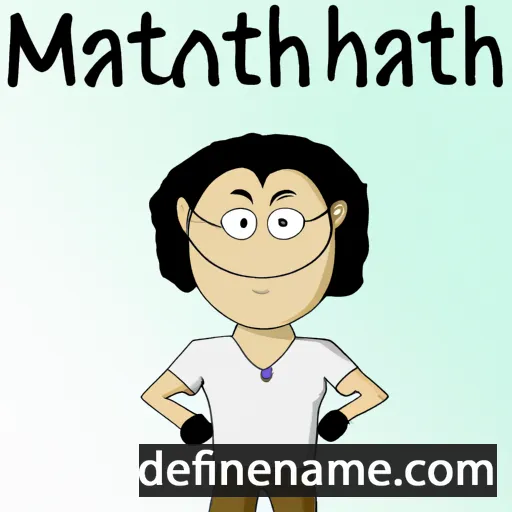 Mattithiah cartoon