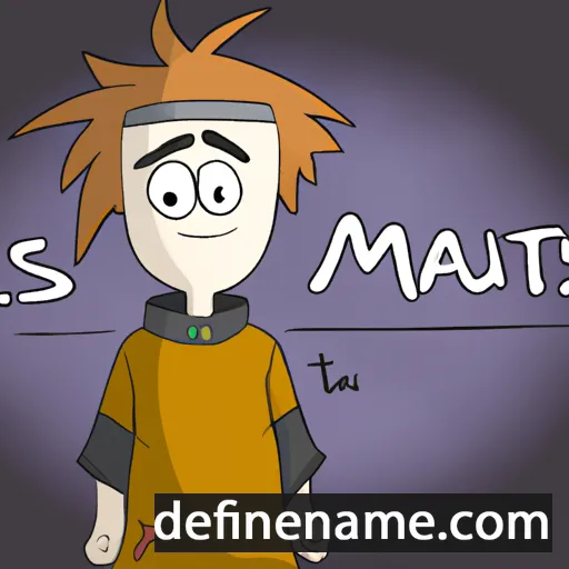 cartoon of the name Matúš