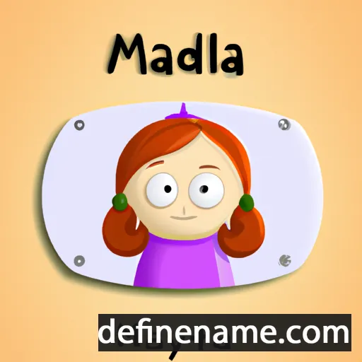 cartoon of the name Matylda