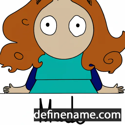 cartoon of the name Maude