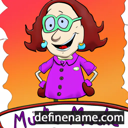 cartoon of the name Maudie