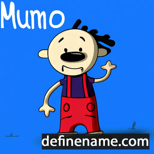 cartoon of the name Mauno