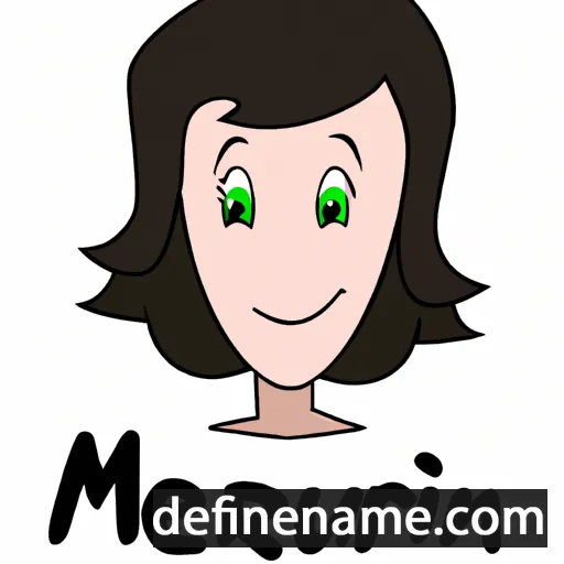 cartoon of the name Maureen