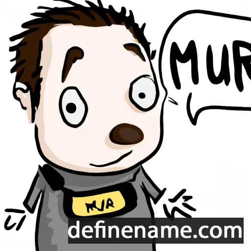 cartoon of the name Mauri