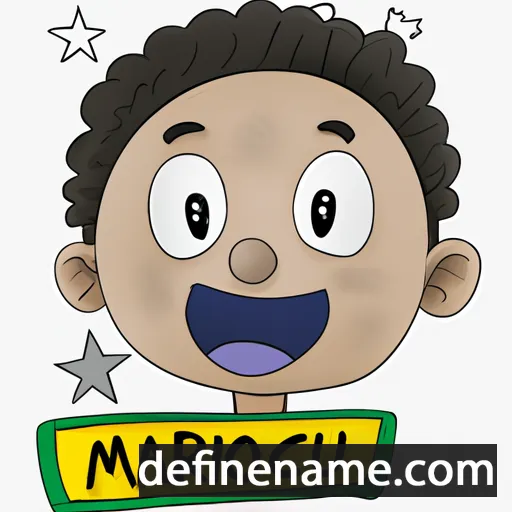 cartoon of the name Maurício