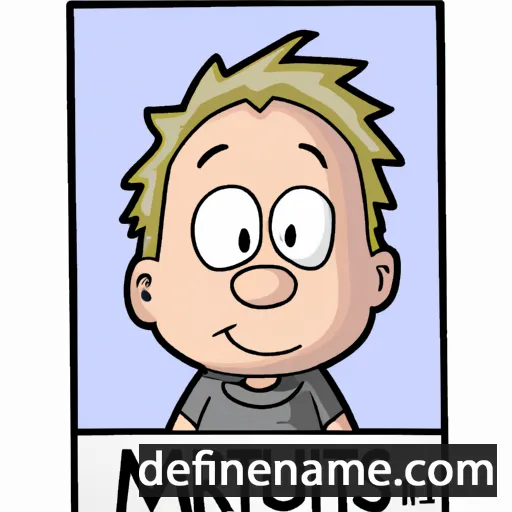 cartoon of the name Maurits