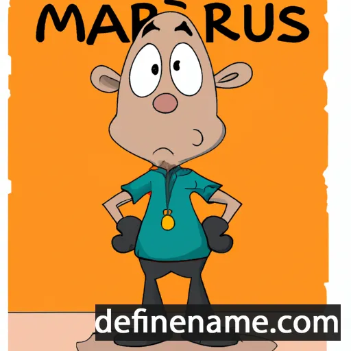 cartoon of the name Maurus