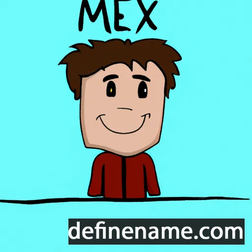 cartoon of the name Maxen