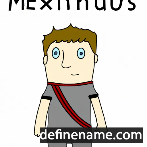 cartoon of the name Maxentius