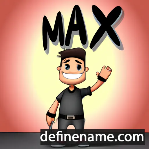 cartoon of the name Maxi