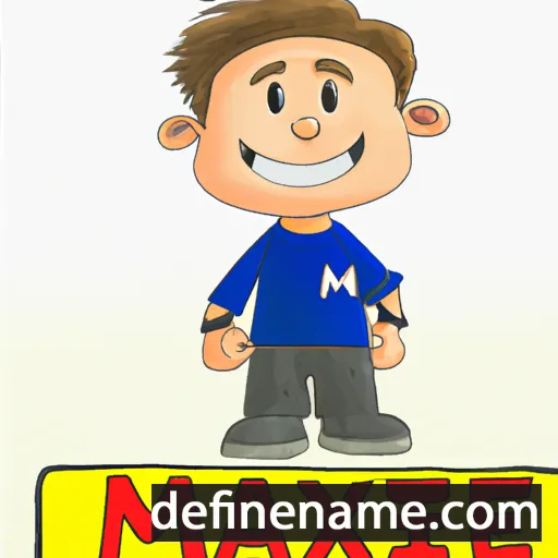 cartoon of the name Maxie