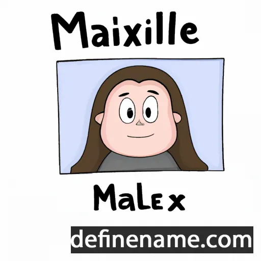 cartoon of the name Maximilienne