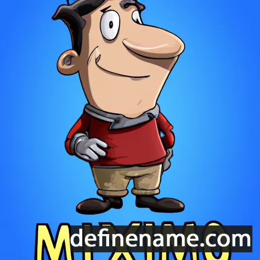 cartoon of the name Maximino