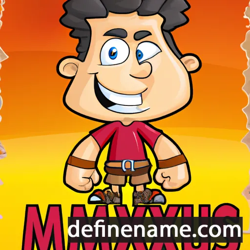 cartoon of the name Maximus