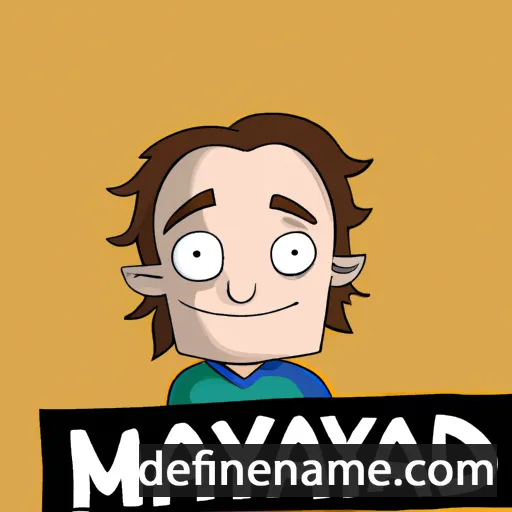 cartoon of the name Maynard