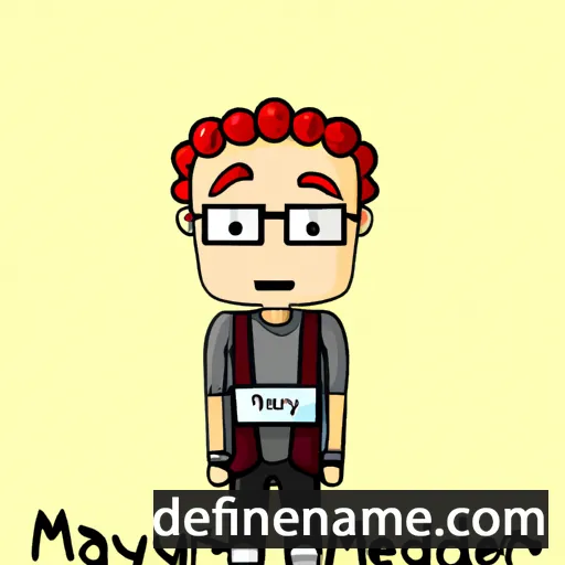 cartoon of the name Maynerd