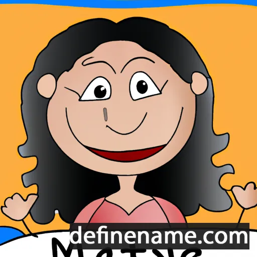 cartoon of the name Maytal