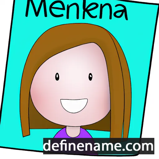 cartoon of the name McKenna