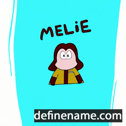 cartoon of the name Méline