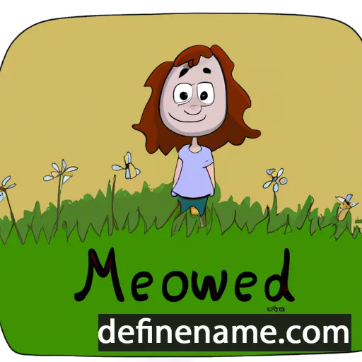 cartoon of the name Meadow