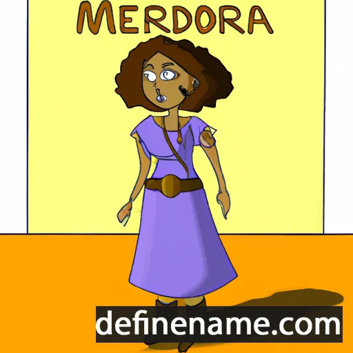 cartoon of the name Medora