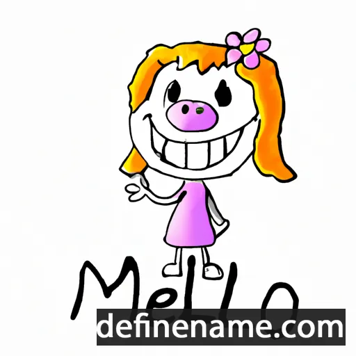 cartoon of the name Meeli