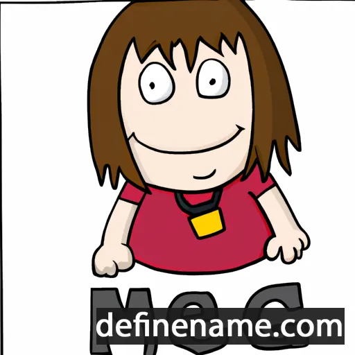 cartoon of the name Meg