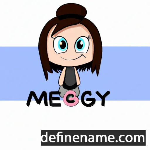 cartoon of the name Meggy