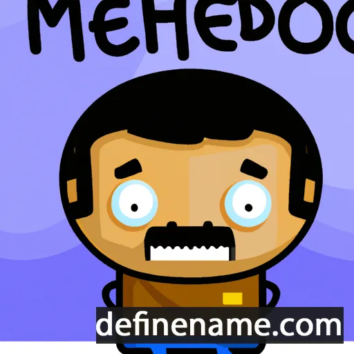 cartoon of the name Mehmood