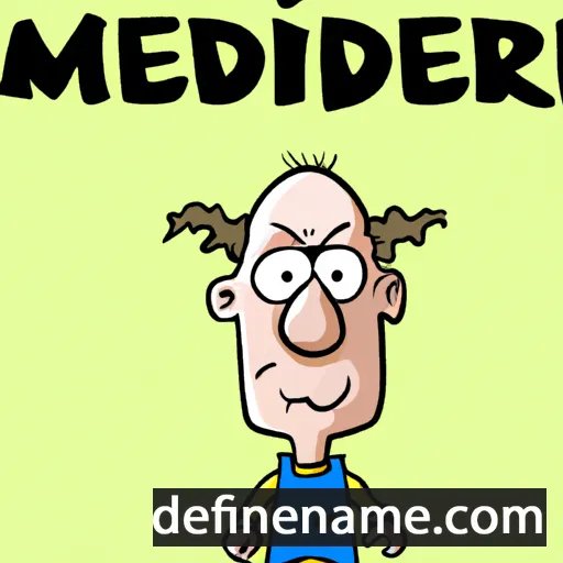 cartoon of the name Meindert