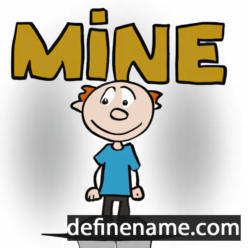 cartoon of the name Meine