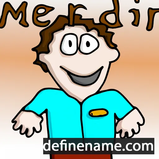 cartoon of the name Meinrad