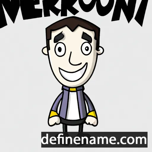 cartoon of the name Meirion