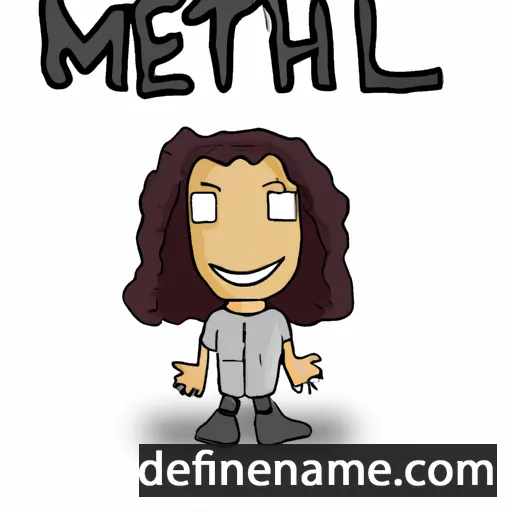 cartoon of the name Meital