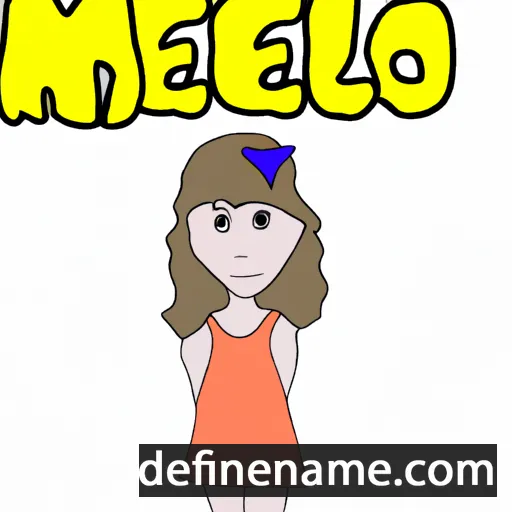 cartoon of the name Mel