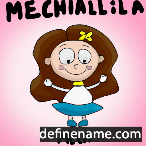 cartoon of the name Melanija